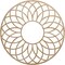 Ekena Millwork Cannes Wood Fretwork Pierced Ceiling Medallion, Red Oak, 38"OD x 13"ID x 3/8"T CMWP38X38X0375CNRO - alternate 1